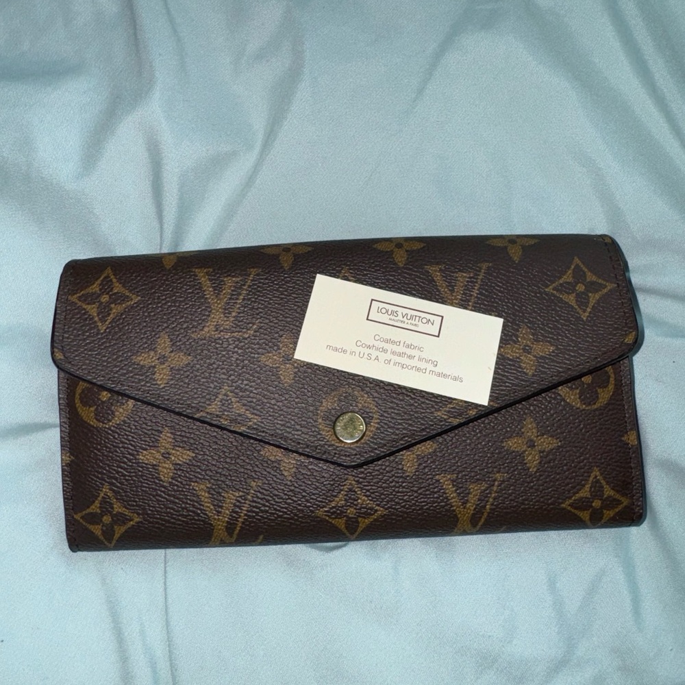 Louis Vuitton Brown and Gold Monogram Clutch